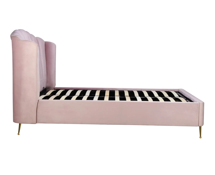 Como Pink Ottoman Bed Frame
